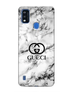 Чехол для ZTE Blade A51 с картинкой «Gucci — мраморный шик»