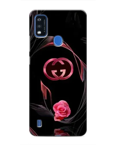 Чехол для ZTE Blade A51 с картинкой «Gucci — неоновая роза»