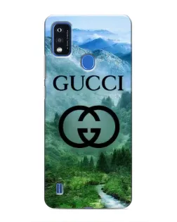 Чехол для ZTE Blade A51 с картинкой «Gucci — горный пейзаж»
