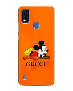 Чохол для ZTE Blade A51 з картинкою «Міккі Маус Gucci — помаранч»