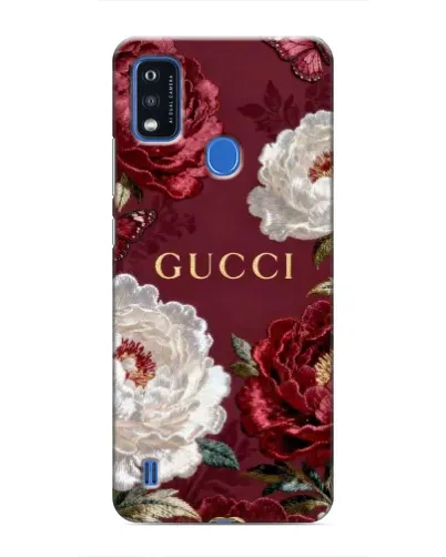 Чохол для ZTE Blade A51 з картинкою «Gucci — бордові троянди» Чохол для ZTE Blade A51 з картинкою «Gucci — бордові троянди»