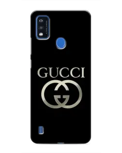 Чохол для ZTE Blade A51 з картинкою «Gucci — золото на чорному»