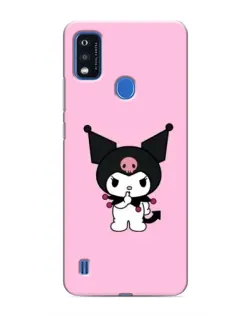 Чехол для ZTE Blade A51 с картинкой «Kuromi — розовая нежность»