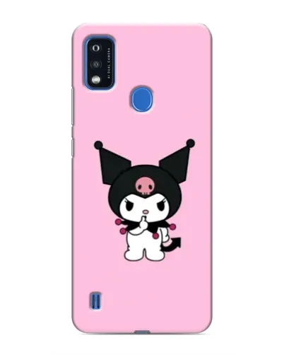 Чехол для ZTE Blade A51 с картинкой «Kuromi — розовая нежность»