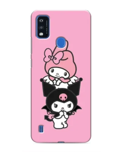 Чехол для ZTE Blade A51 с картинкой «My Melody и Kuromi»