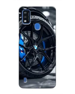 Чехол для ZTE Blade A51 с картинкой «Колесо BMW вблизи»