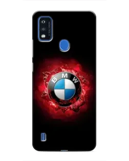 Чехол для ZTE Blade A51 с картинкой «Логотип BMW — вспышка»