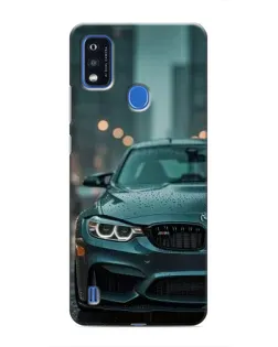Чехол для ZTE Blade A51 с картинкой «BMW в огнях города»