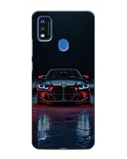 Чехол для ZTE Blade A51 с картинкой «BMW на мокрой дороге»