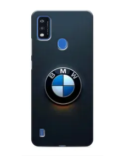 Чехол для ZTE Blade A51 с картинкой «Логотип BMW — минимализм»