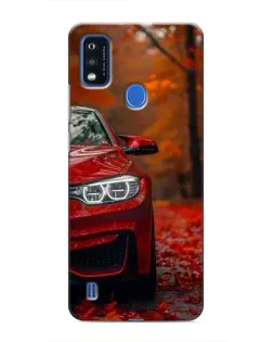 Чехол для ZTE Blade A51 с картинкой «Осенняя BMW M4»