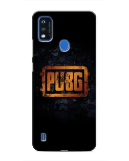 Чехол для ZTE Blade A51 с картинкой «PUBG — золотой логотип»