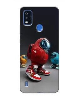 Чехол для ZTE Blade A51 с картинкой «Among Us — 3D стиль»