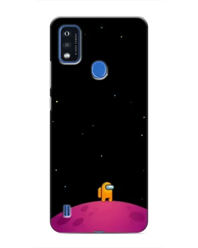 Чехол для ZTE Blade A51 с картинкой «Одинокий герой на планете»