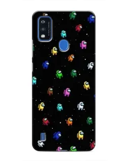 Чехол для ZTE Blade A51 с картинкой «Экипаж Among Us»