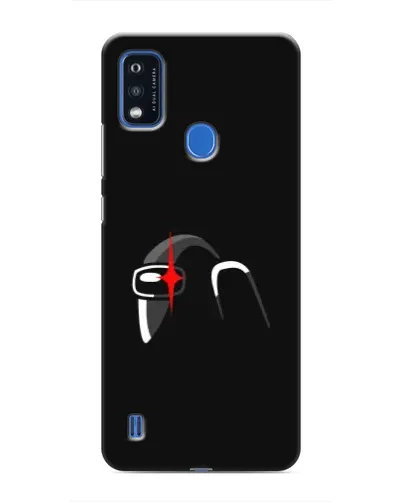 Чехол для ZTE Blade A51 с картинкой «Among Us шлем»