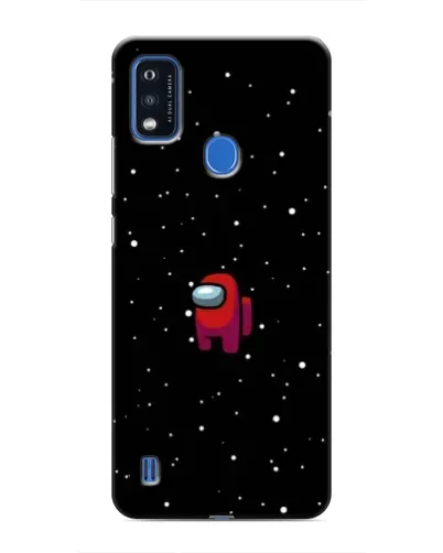 Чехол для ZTE Blade A51 с картинкой «Красный Among Us»