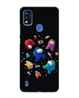Чехол для ZTE Blade A51 с картинкой «Among Us космос»