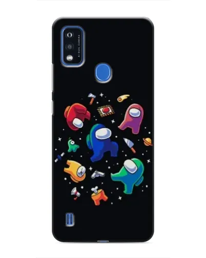 Чехол для ZTE Blade A51 с картинкой «Among Us космос»