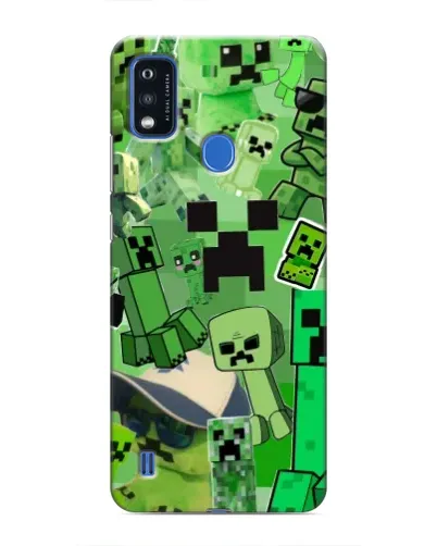 Чехол для ZTE Blade A51 с картинкой «Криперы Minecraft» Чехол для ZTE Blade A51 с картинкой «Криперы Minecraft»