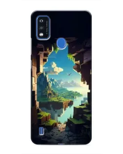 Чехол для ZTE Blade A51 с картинкой «Вид из пещеры»