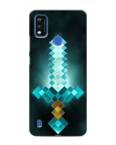 Чехол для ZTE Blade A51 с картинкой «Алмазный меч неон» Чехол для ZTE Blade A51 с картинкой «Алмазный меч неон»
