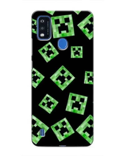 Чехол для ZTE Blade A51 с картинкой «Паттерн с криперами» Чехол для ZTE Blade A51 с картинкой «Паттерн с криперами»