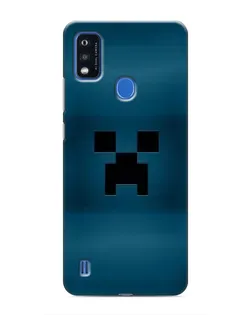 Чехол для ZTE Blade A51 с картинкой «Крипер текстура»