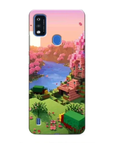 Чехол для ZTE Blade A51 с картинкой «Розовое дерево Minecraft» Чехол для ZTE Blade A51 с картинкой «Розовое дерево Minecraft»