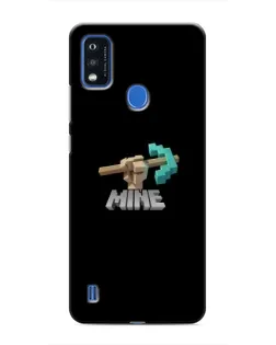 Чехол для ZTE Blade A51 с картинкой «Алмазная кирка»