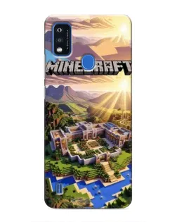 Чехол для ZTE Blade A51 с картинкой «Minecraft панорама»