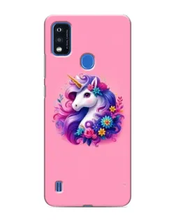 Чехол для ZTE Blade A51 с картинкой «Сказочный единорог»
