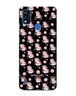 Чехол для ZTE Blade A51 с картинкой «Magic Unicorn паттерн»
