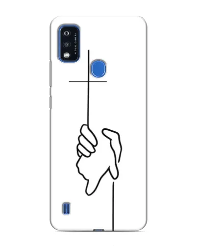 Чехол для ZTE Blade A51 с картинкой «Рука держит» Чехол для ZTE Blade A51 с картинкой «Рука держит»