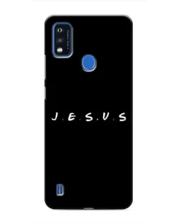 Чехол для ZTE Blade A51 с картинкой «Точки веры J.E.S.U.S.»