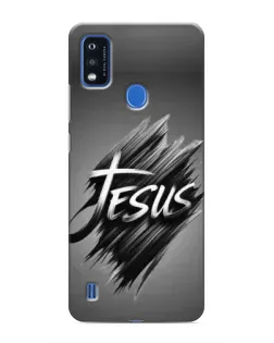 Чехол для ZTE Blade A51 с картинкой «Надпись Jesus Graffiti»