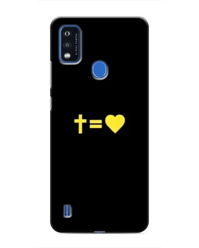 Чехол для ZTE Blade A51 с картинкой «Сердце и Крест» Чехол для ZTE Blade A51 с картинкой «Сердце и Крест»