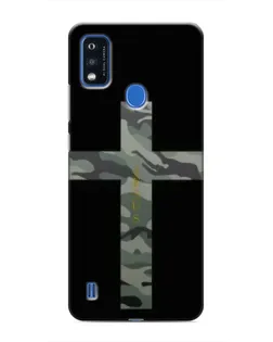 Чехол для ZTE Blade A51 с картинкой «Милитари Крест»