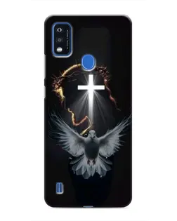 Чехол для ZTE Blade A51 с картинкой «Голубь и Свет»