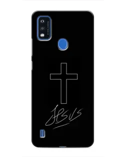 Чехол для ZTE Blade A51 с картинкой «Графический крест Jesus» Чехол для ZTE Blade A51 с картинкой «Графический крест Jesus»