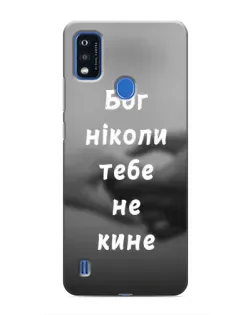 Чехол для ZTE Blade A51 с картинкой «Бог не бросит» Чехол для ZTE Blade A51 с картинкой «Бог не бросит»