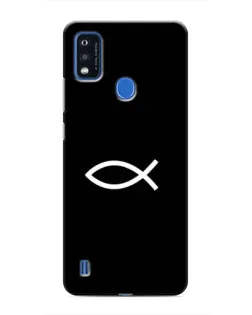 Чехол для ZTE Blade A51 с картинкой «Символ рыбы Jesus» Чехол для ZTE Blade A51 с картинкой «Символ рыбы Jesus»