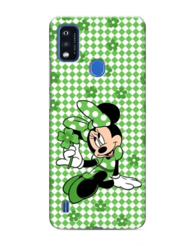 Чехол для ZTE Blade A51 с картинкой «Mickey в клетку»