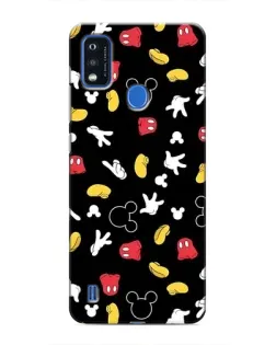 Чехол для ZTE Blade A51 с картинкой «Графический принт лапок»