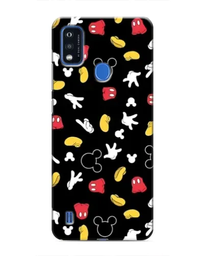 Чехол для ZTE Blade A51 с картинкой «Графический принт лапок»