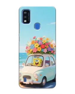 Чехол для ZTE Blade A51 с картинкой «Автомобильное путешествие»