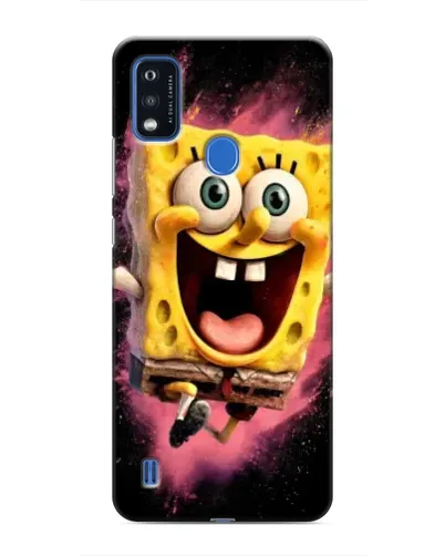 Чехол для ZTE Blade A51 с картинкой «Взрывной Спанч Боб»