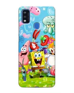 Чехол для ZTE Blade A51 с картинкой «Губка Боб и друзья» Чехол для ZTE Blade A51 с картинкой «Губка Боб и друзья»
