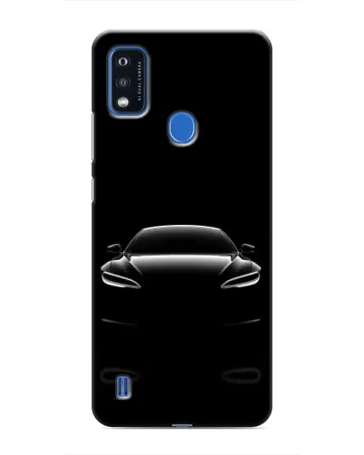 Чехол для ZTE Blade A51 с картинкой «Силуэт Tesla Night»