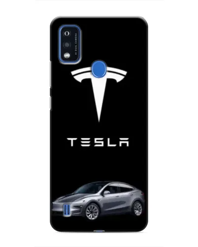 Чехол для ZTE Blade A51 с картинкой «Tesla Model Y»
